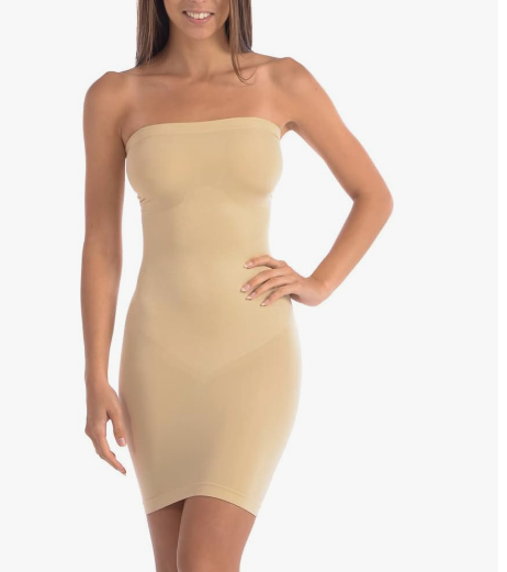 Body Beautiful Strapless Full Body Shaper