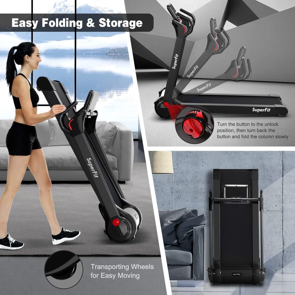 Goplus 2.25HP Folding Treadmill Image 3