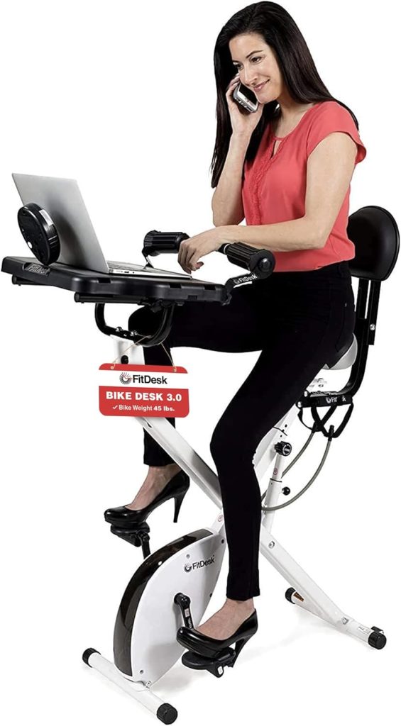 FitDesk Adjustable Exercise Bike