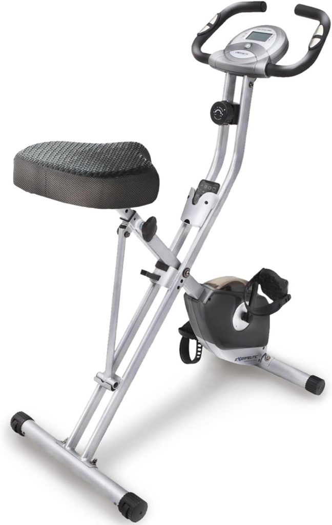 Exerpeutic Folding Upright Exercise Bike