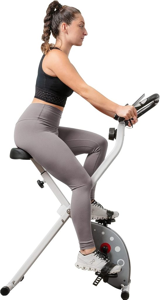 Sunny Health & Fitness Magnetic Folding Exercise Bike