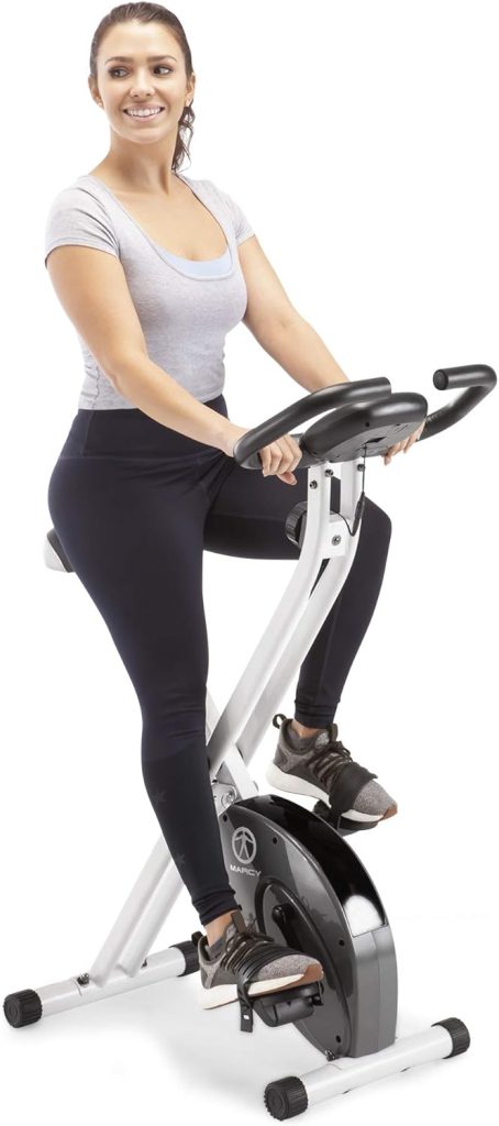 Marcy Foldable Upright Exercise Bike