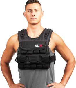 MiR Short Weighted Vest With Zipper Option (20lbs–60lbs)