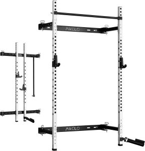Mikolo 2" x 2" Folding Wall Mounted Squat Rack