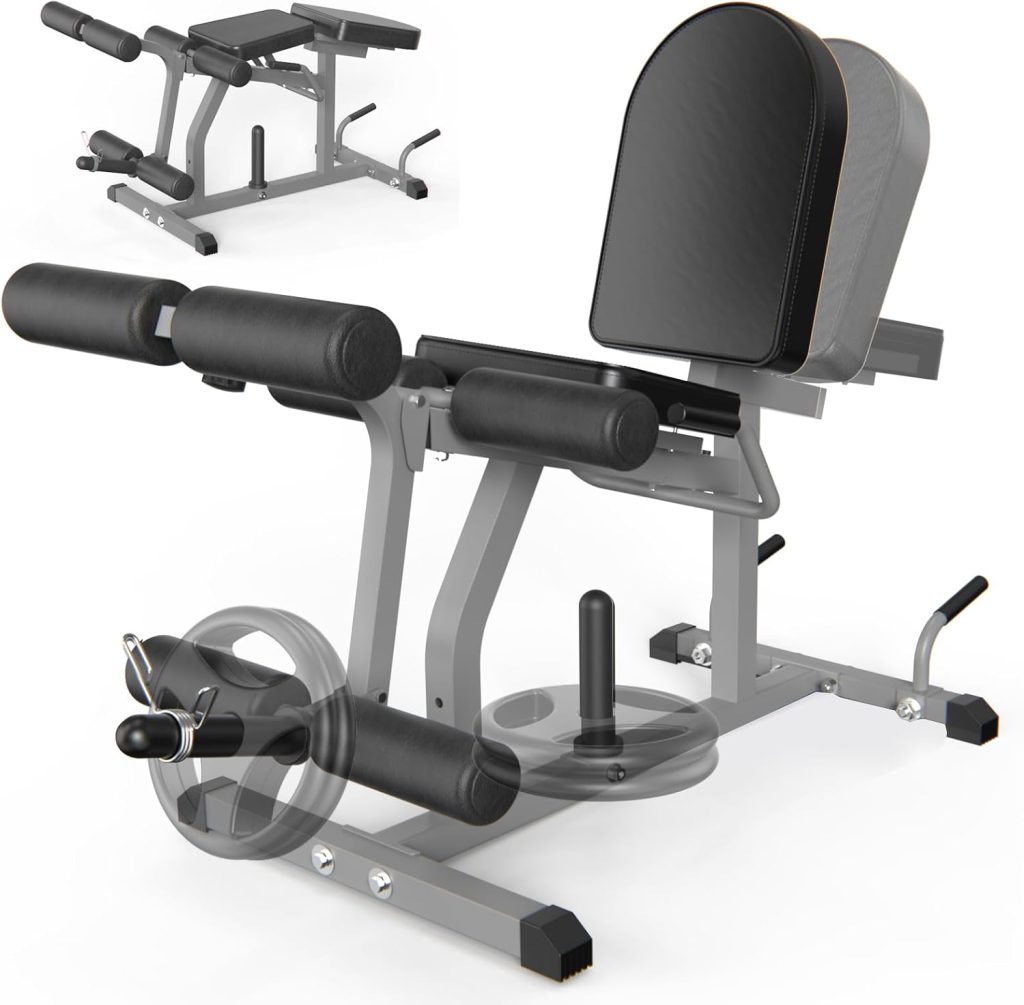 2-in-1 Adjustable Leg Extension and Curl Machine