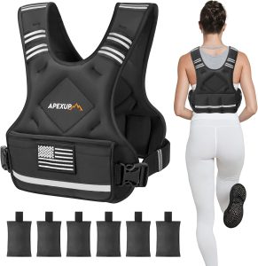 APEXUP Adjustable Weighted Vest
