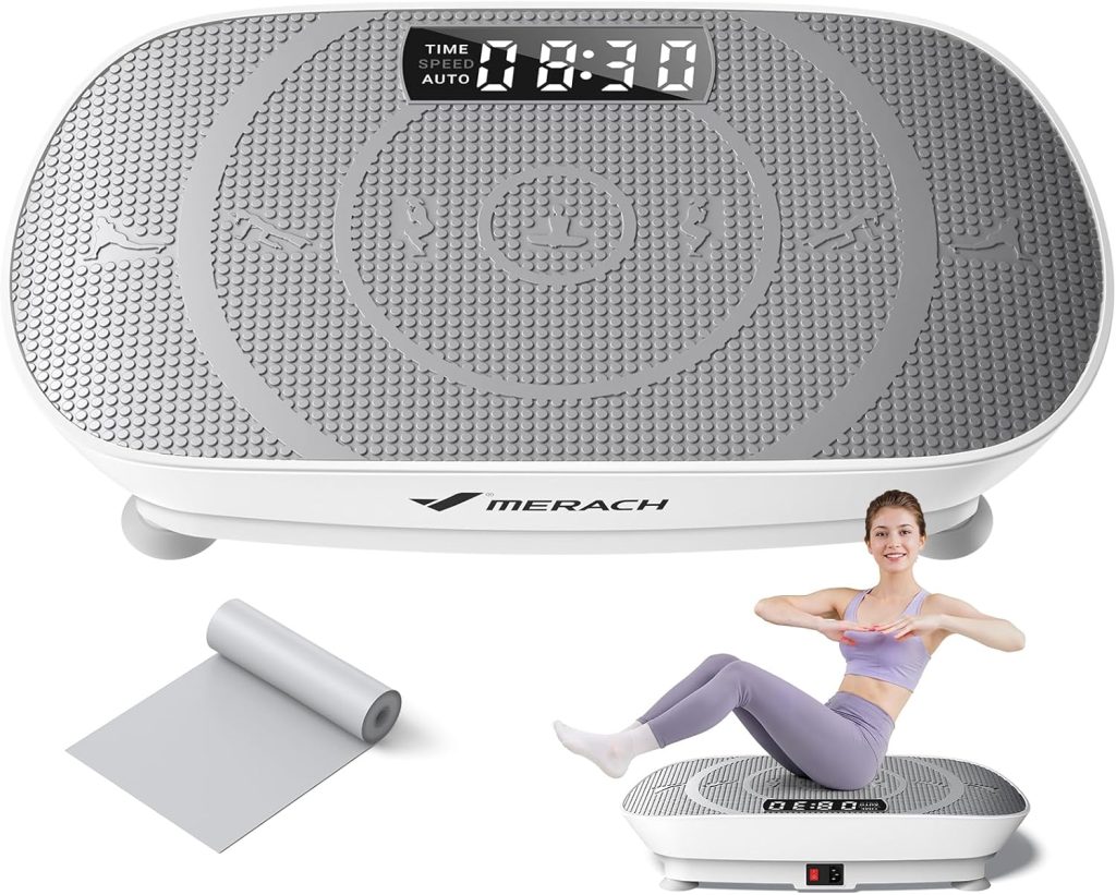 MERACH Vibration Plate Exercise Machine (Dual Modes)