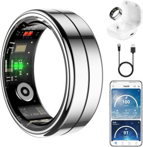 Fit Ring for Men Health Tracker with Heart Rate
