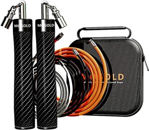 MOGOLD Weighted Jump Rope for Men Women