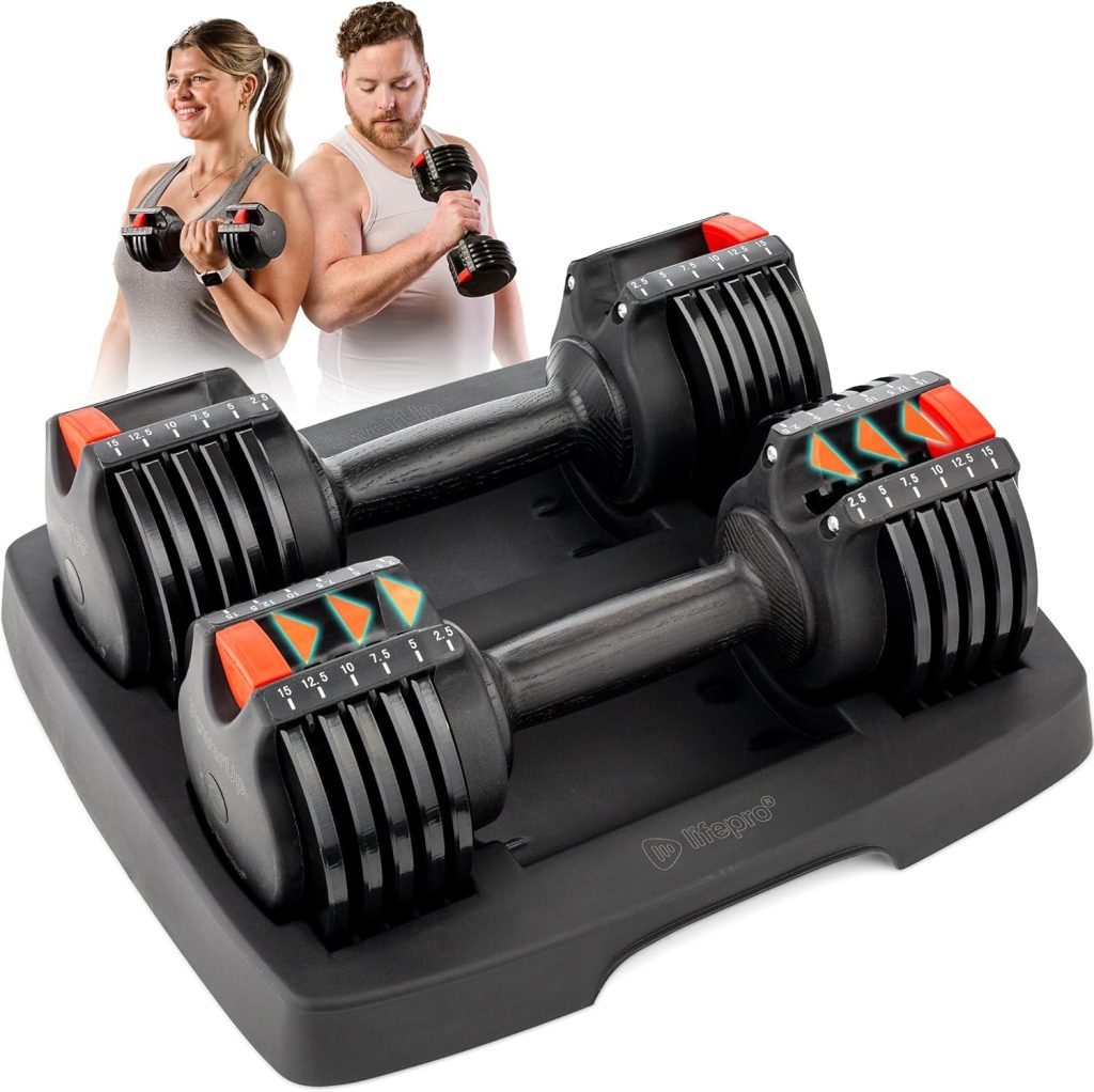 Lifepro Adjustable Dumbbells Set