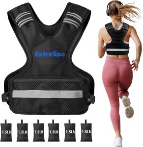 ExtreSpo Adjustable Weighted Vest for Women and Men