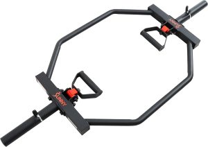 Sunny Health & Fitness Strength Training Olympic Hex Bar Barbell