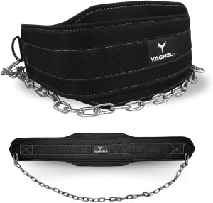 YAGHZU Dip Belt with Chain – Weighted Pull Up Belt