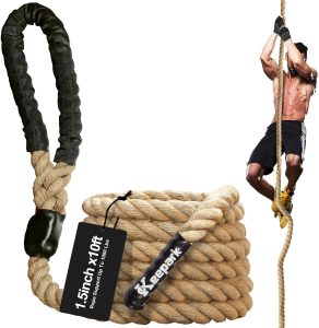 Climbing Rope 1.5 Inch Diameter – Gym Climbing Rope for Fitness & Strength Training