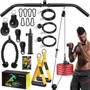 RENRANRING Fitness LAT and Lift Pulley System Gym