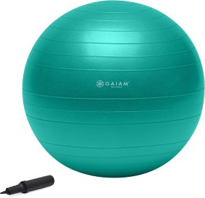 Gaiam Total Body Exercise Balance Stability Yoga Ball