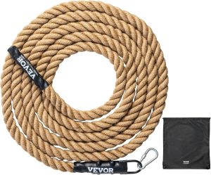 VEVOR Gym Climbing Rope, 1.5" Diameter Multiple Length Training Rope